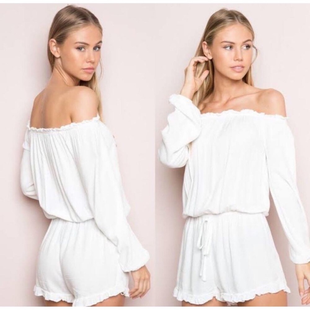 Brandy Melville white romper